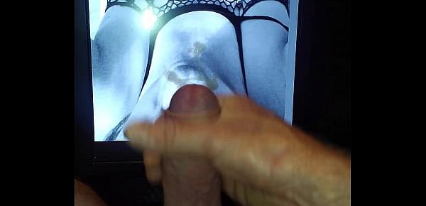  Working away cum tribute for wife
